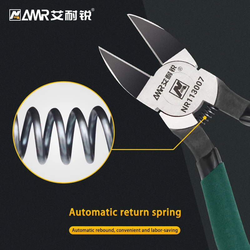 AMR CR-V Plastic pliers 7inch Nippers Electrical Wire Cable Cutters Diagonal pliers for Jewelry Home Tool 3