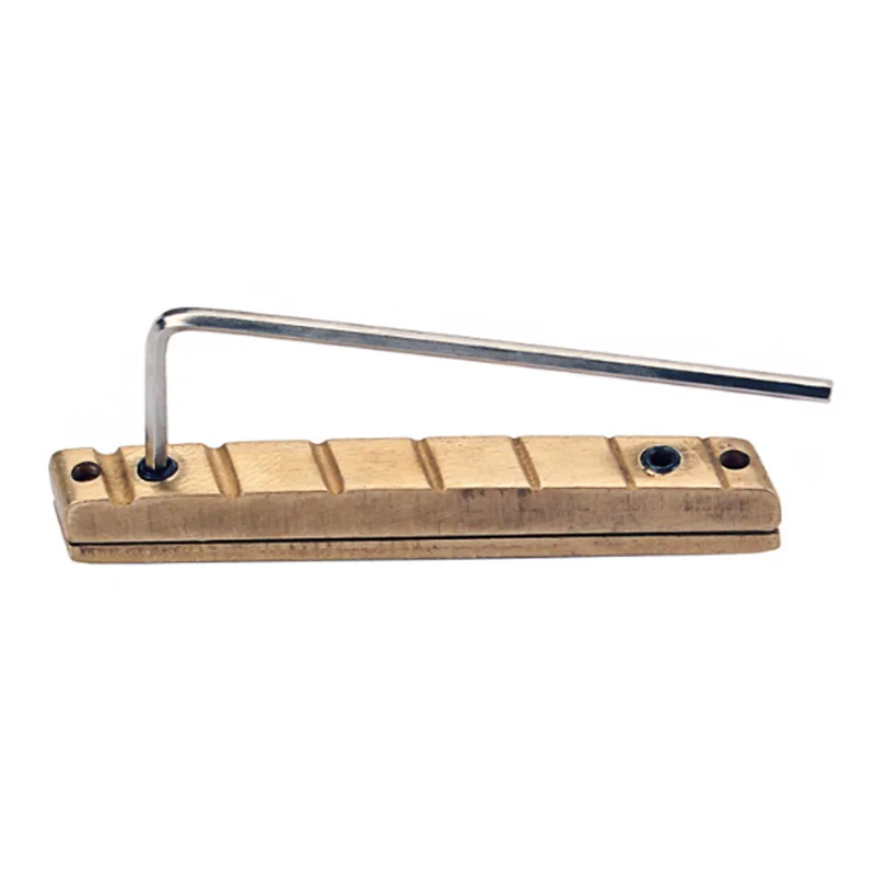 Dropship Adjustable Bell Brass Nut Guitar Brass Bridge Nut Acoustic