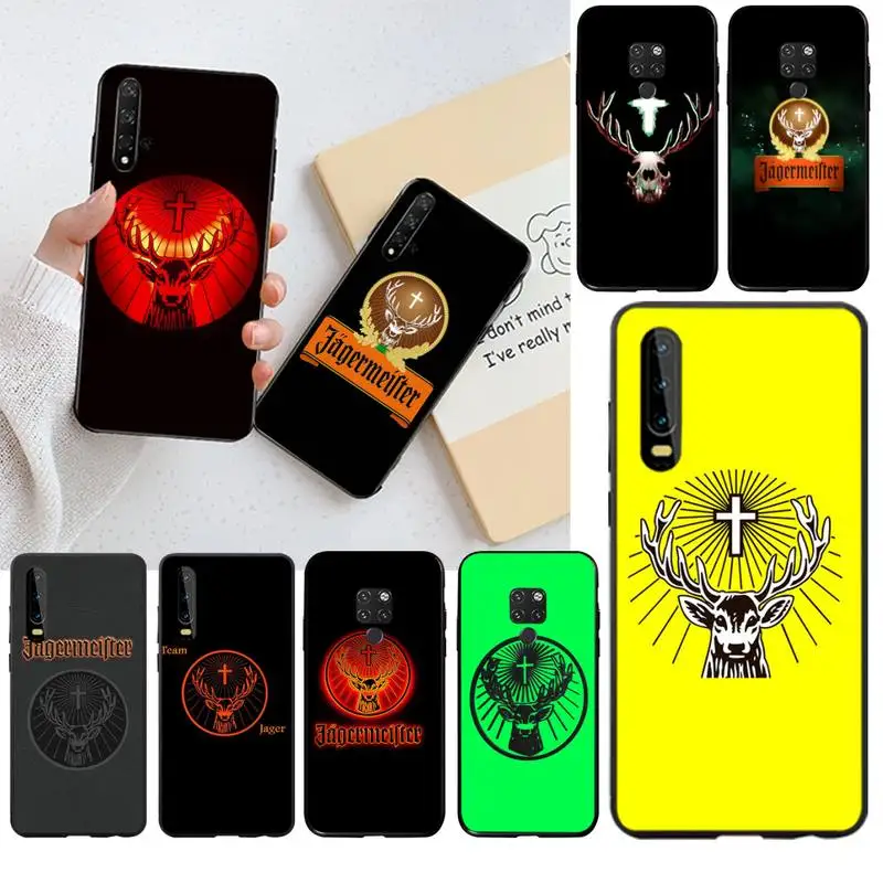 Jagermeister Logo Beer Bling Cute Phone Case For Huawei P40 P30 P Lite Pro Mate Pro P Smart 19 Prime Phone Case Covers Aliexpress