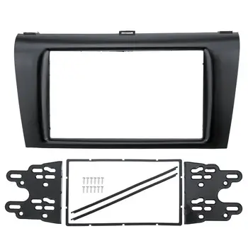 

Hot 1 set Car Stereo Radio DVD CD Fascia Panel Panels Plate Trim Kit Frame 2 DIN For Mazda 3 AXELA 2004 2005 2006 2007 2008 2009