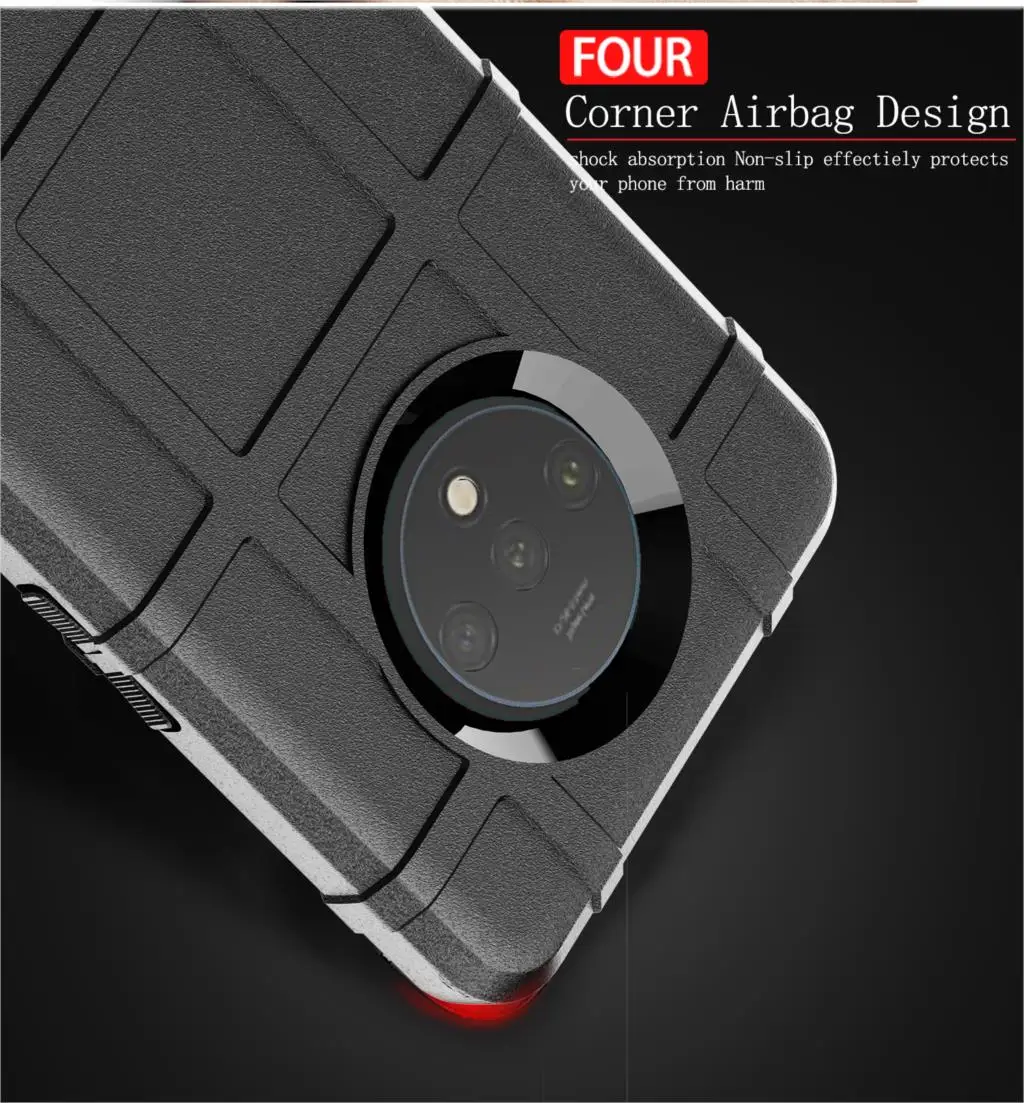 Armor Shock Absorption Shockproof Case For Oneplus One Plus 1+ 7T Anti Scratch Carbon Fiber Design Phone Case For Oneplus7T Case