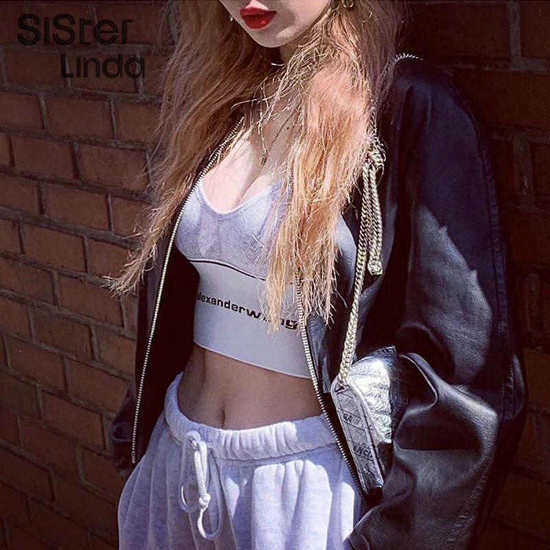 Sisterlinda, хлопковые женские брюки, эластичные, высокая талия, брюки-карго, женские, s, модные, на завязках, свободные, джоггеры, брюки, Mujer, брюки