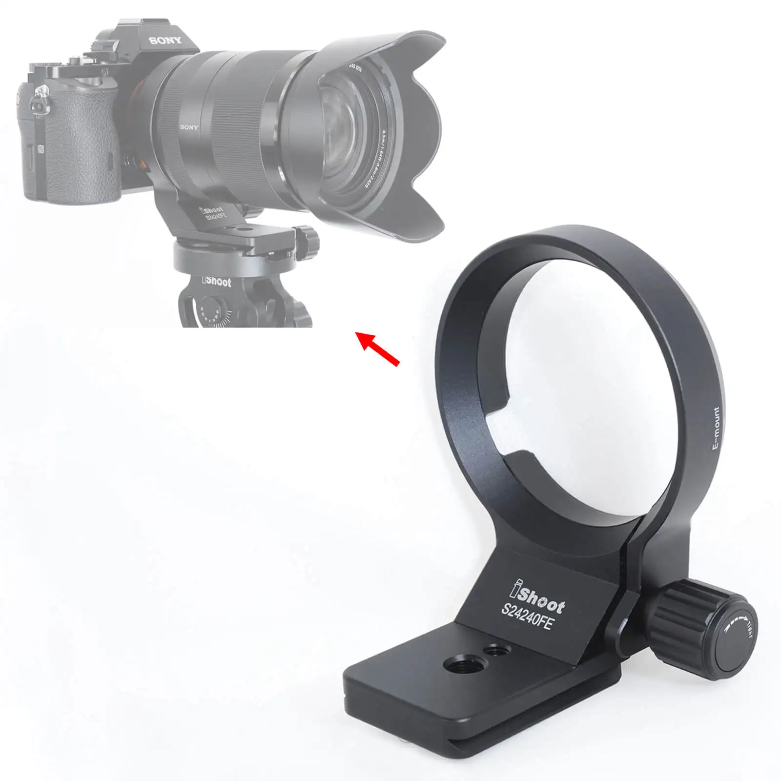 

Новое кольцо-воротник для крепления объектива для Sony E 18-135 мм F3.5-5.6 OSS, FE 24 мм F1.4 GM, FE 24-70 мм F4 ZA OSS, FE 85 мм F1.8 объектива
