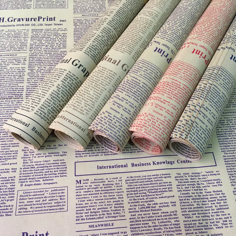 

10 in 1 Nostalgic English Newspaper Vintage Style for Photo Studio Backdrop Accessories Cosmetic Food Photography Background Mat