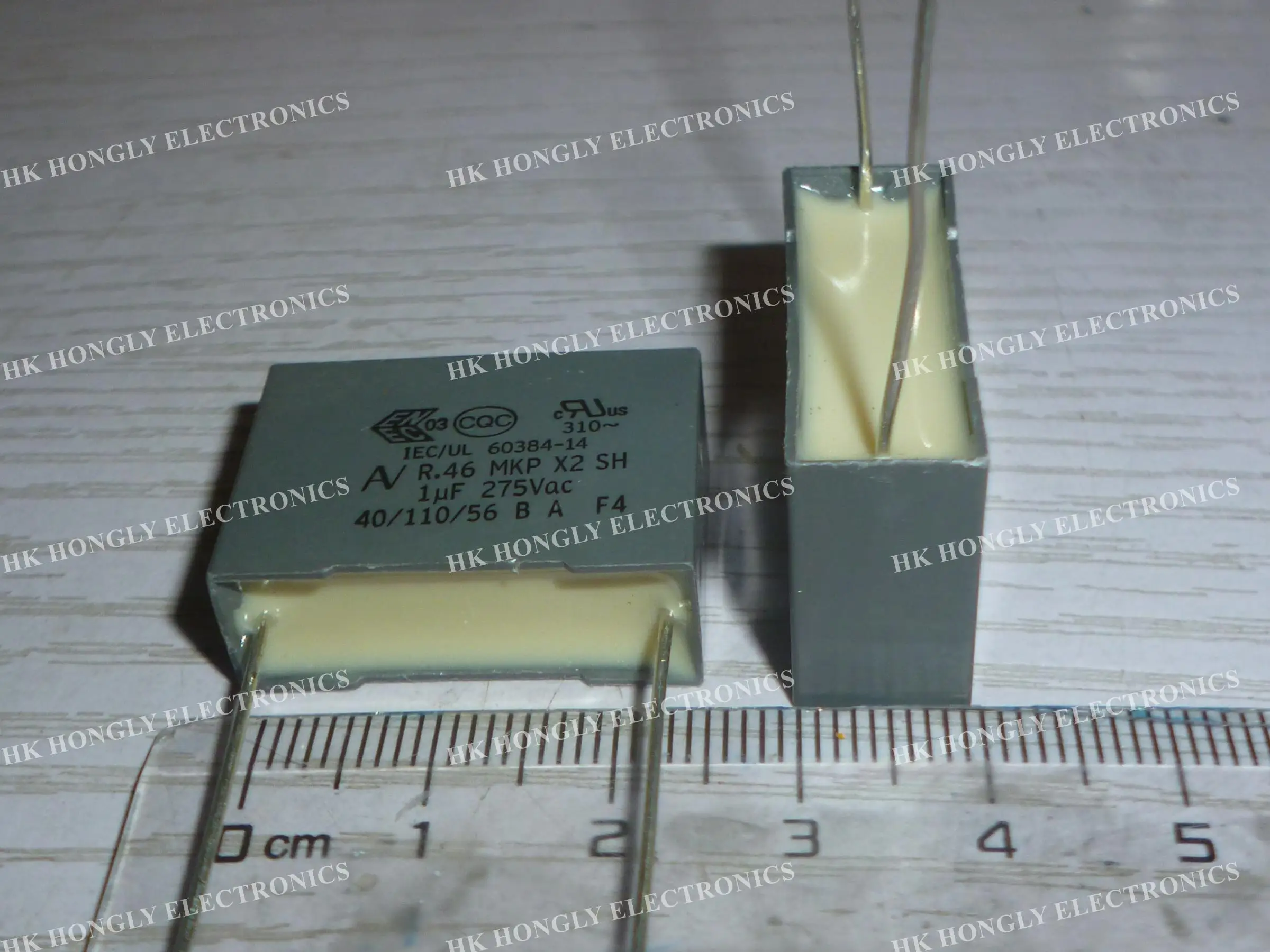 Lot de 2 Condensateurs polypropylène MKP X2 220nF 0,22uf 0,22µF 224K