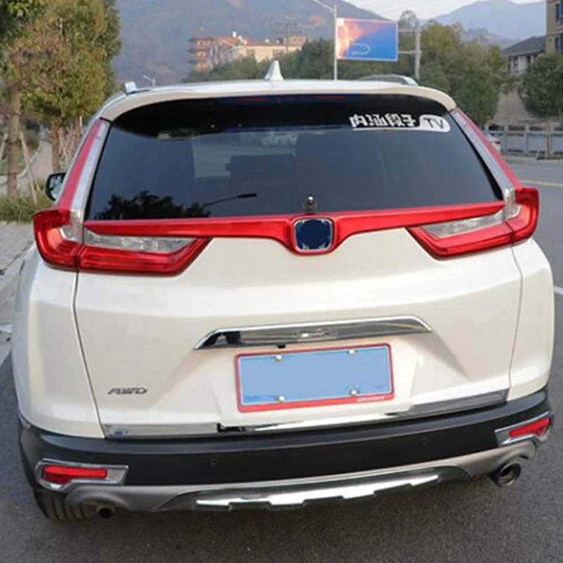 CEYUSOT для новой Honda CRV отделка багажника Полоса задний спойлер высокого качества ABS