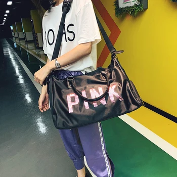 

YILIAN Exercise bag Womens tote bag Waterproof nylon Oxford overnight bag large capacity mummy bag