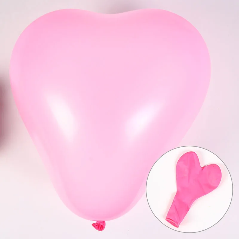 DCM 1/5/10 шт 12 дюймов латексные воздушные шары в форме сердца надувной Свадебные украшения День рождения воздушные шары@ 1 - Цвет: F