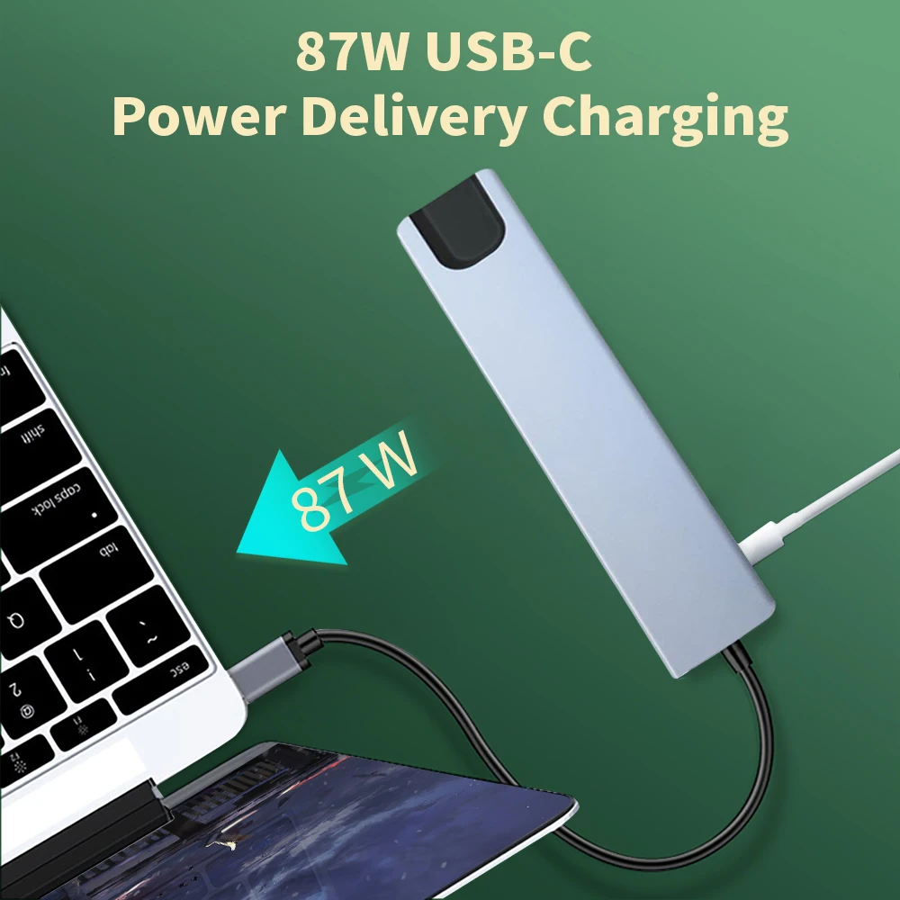 USB C HUB 3.0 USB To Type C  Adapter Docking Station for MacBook Pro M1 Laptop Computer 4K HDMI HUB PD Fast Charge USB Splitter