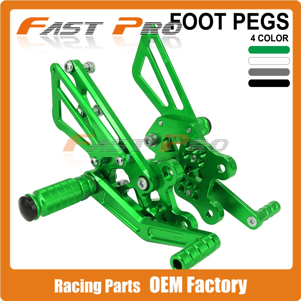 CNC мотоциклетные регулируемые штифты для заготовки педали для KAWASAKI ZX14R ZX-14R ZX 14R 2012 2013