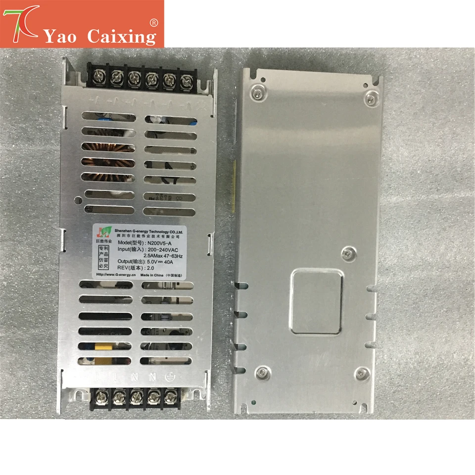 Светодиодный дисплей, посвященный источника питания 5V40A 200 Вт, может контролировать 6 шт. p2.5/p3/p4/p5/p6/p8/p10 модули