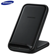 Samsung-soporte de carga inalámbrica Original, carga rápida Qi para Samsung Galaxy S20/10/S9/S8 Plus/S7 Note10 +/iPhone 11 Plus X,EP-N5200