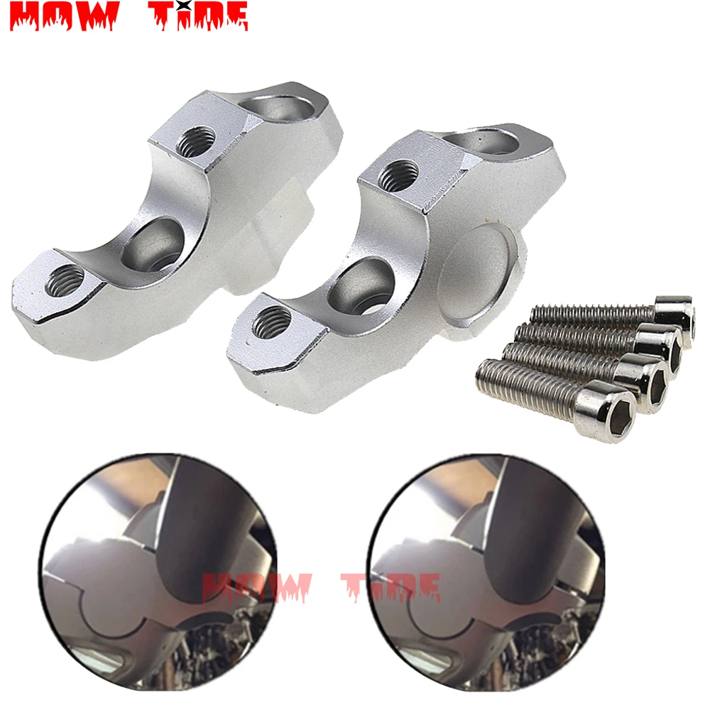 Moto Manubrio Riser Per 1 1/8 дюйма 28 мм Grasso Morsetto для BMW DUcati Aprilia Victory Triumph Daytona 675 Cafe Racer |