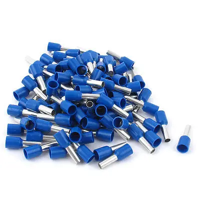

100Pcs E4009 12AWG Insulated Ferrule Pin Cord End Terminal Crimp Connector Blue