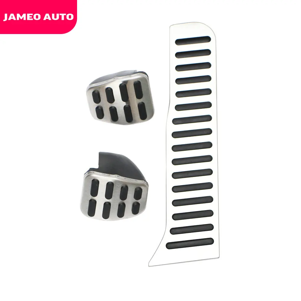 Автомобильные педали Jameo из нержавеющей стали подставки для ног Skoda Octavia A5 Volkswagen VW