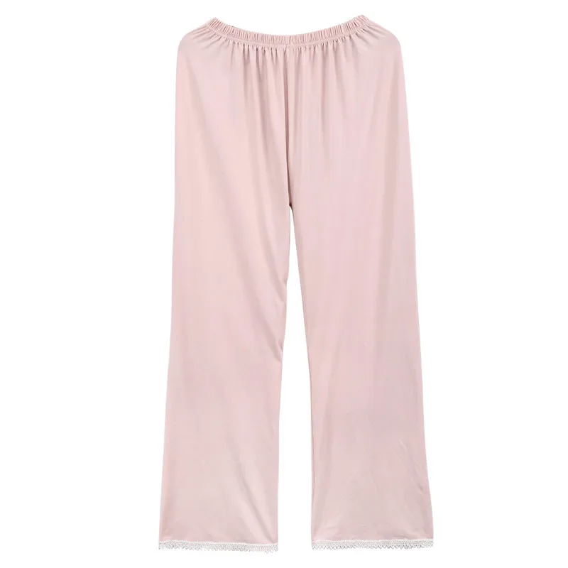 Pure-Color-Short-Sleeve-Tops-Long-Pants-Pajama-Set-Fashion-Spring-Casual-Pajama-Sets-For-Women (2)