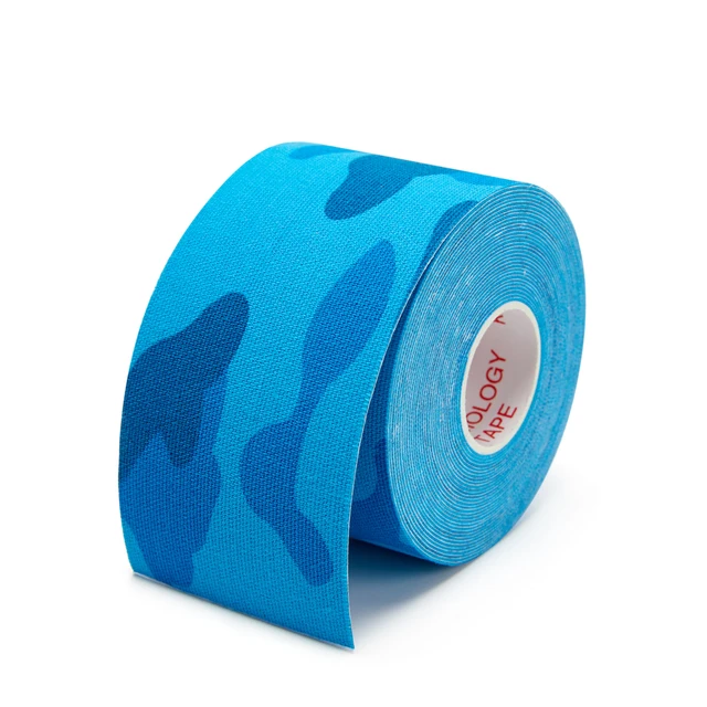 5 Size Kinesiology Tape Muscle Bandage Sports Cotton Elastic Adhesive Strain Injury Tape Knee Muscle Pain Relief Stickers Blue Camo