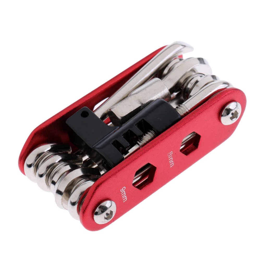 cheap 14 In 1 Bicycle Repair Tool Safety Chain Rivet Remover Screwdriver Wrench