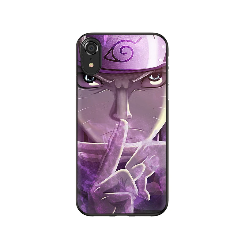 B4 Uchiha сасуке Узумаки Наруто Мягкий ТПУ силиконовый чехол для телефона iPhone 5 5S SE 6 6s 7 8 plus X XR XS 11 Pro Max - Цвет: B4