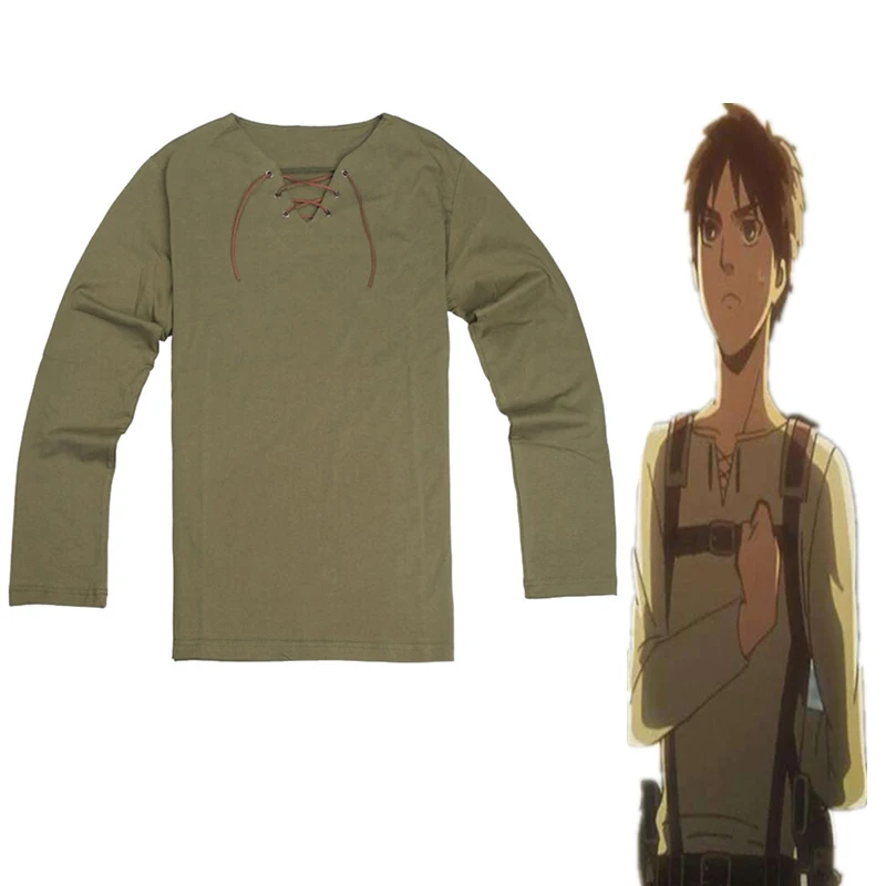 eren yeager cosplay shirt