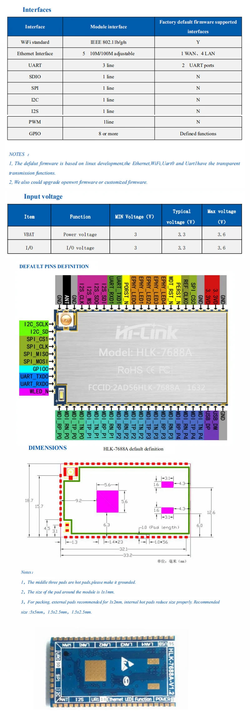 Free Ship HLK 7688A Wifi Router module OpenWrt with MT7688A chipset (Start Kit)