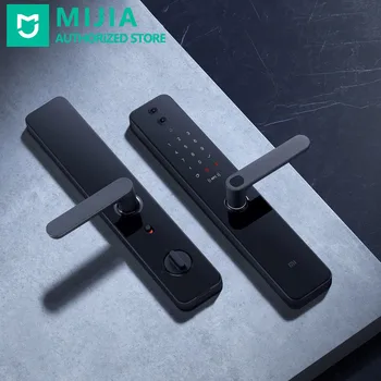 

Xiaomi Smart Door Lock Electronic Handle Pro Hood Central Clear Wide Angle Camera Visual Remote Intercom 7 Unlocking Methods