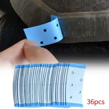 36 шт парик перфорированный дышащий синий пластиковый парик пленка замена волос парик Двусторонняя лента Водонепроницаемый Пот-стойкая пленка Adhesi