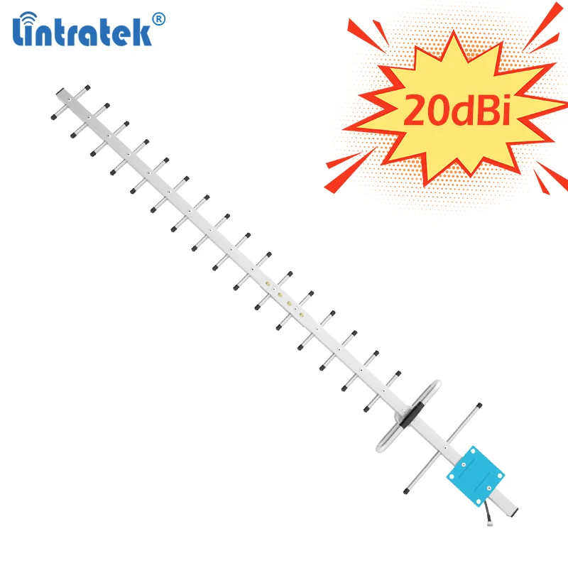 Lintratek Новинка 20dBi наружная антенна 2G 3G 4G полный диапазон 824 2700 МГц Складная внешняя