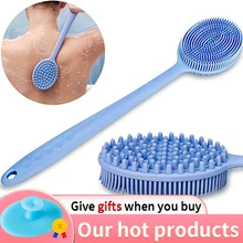 Силиконовые щетки для ванной, губчатая плитка, скраб для спины, скраб для кожи, массажеры, щетки для душа, щетки для ванны, отправить подарок