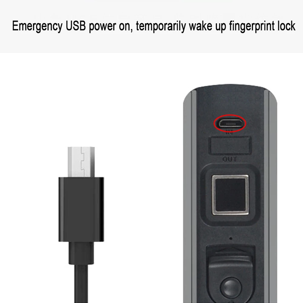 Встроенный рюкзак ABS без ключа Смарт usb зарядка портативный чемодан безопасности водонепроницаемый багаж универсальный замок отпечатков пальцев Черный