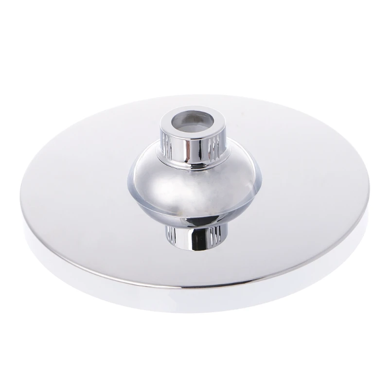 Drop Ship 8" inch RGB LED light Round Stainless Steel Rainfall Bathroom Shower Head AU HOT