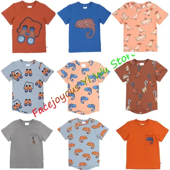 

Kids T-shirt 2020 CarlijnQ New Summer Boys Girls Cartoon T Shirt Print Short Sleeve Shirts Baby Child Fashion Tops Tees Clothes