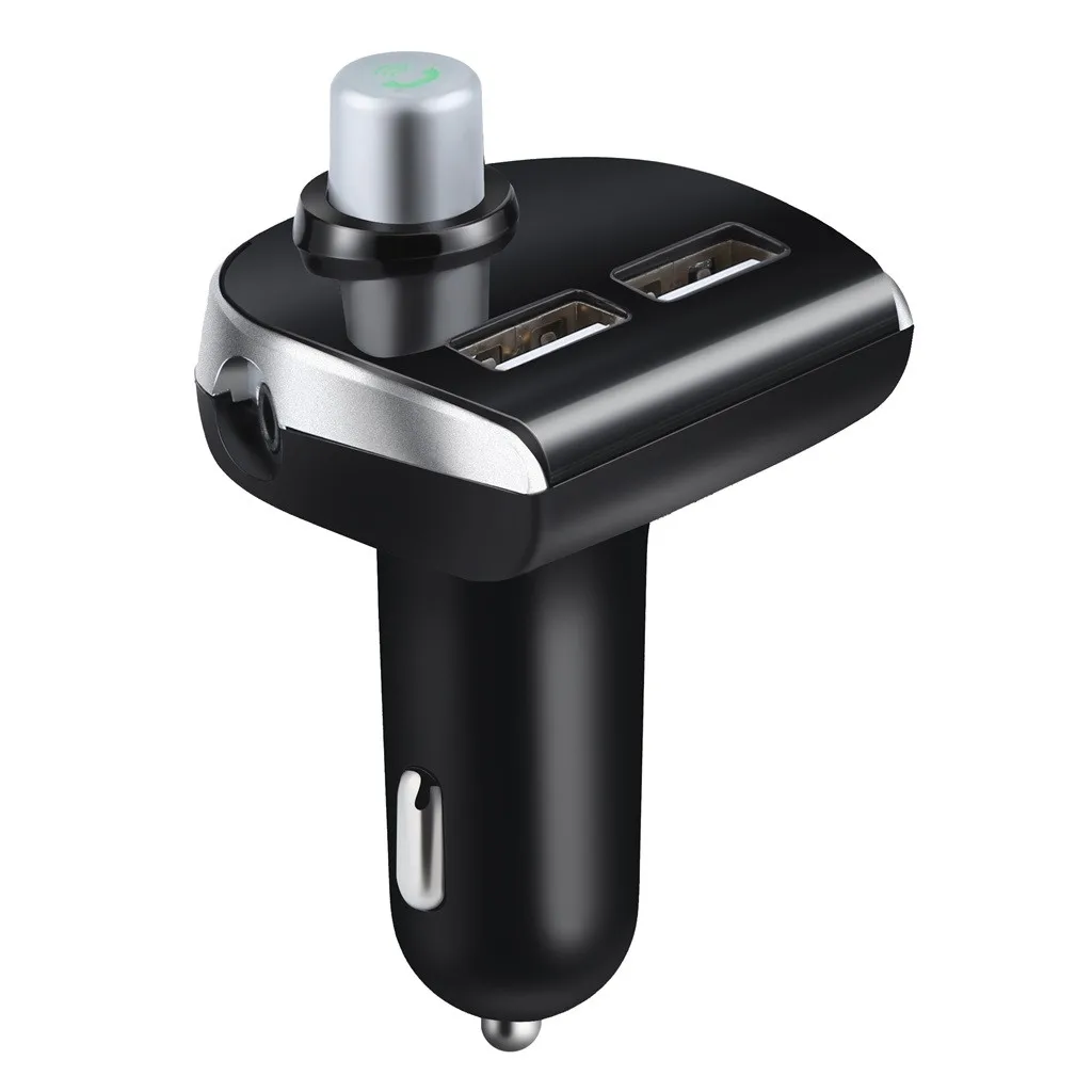 Ouhaobin Bluetooth Автомобильный fm-передатчик беспроводной радио адаптер USB зарядное устройство Mp3 плеер для U диск для мобильного телефона