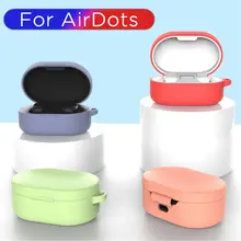 Redmi Airdots защитный силиконовый чехол для Xiaomi Bluetooth наушники зарядная коробка защитный чехол для Xiaomi Airdots
