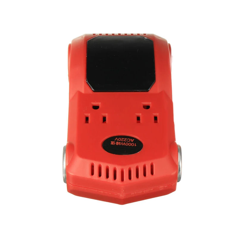 1000W Car Power Inverter 12/24V to 220V Converter Adapter Dual USB Socket Streamline appearance smooth appearance, safe