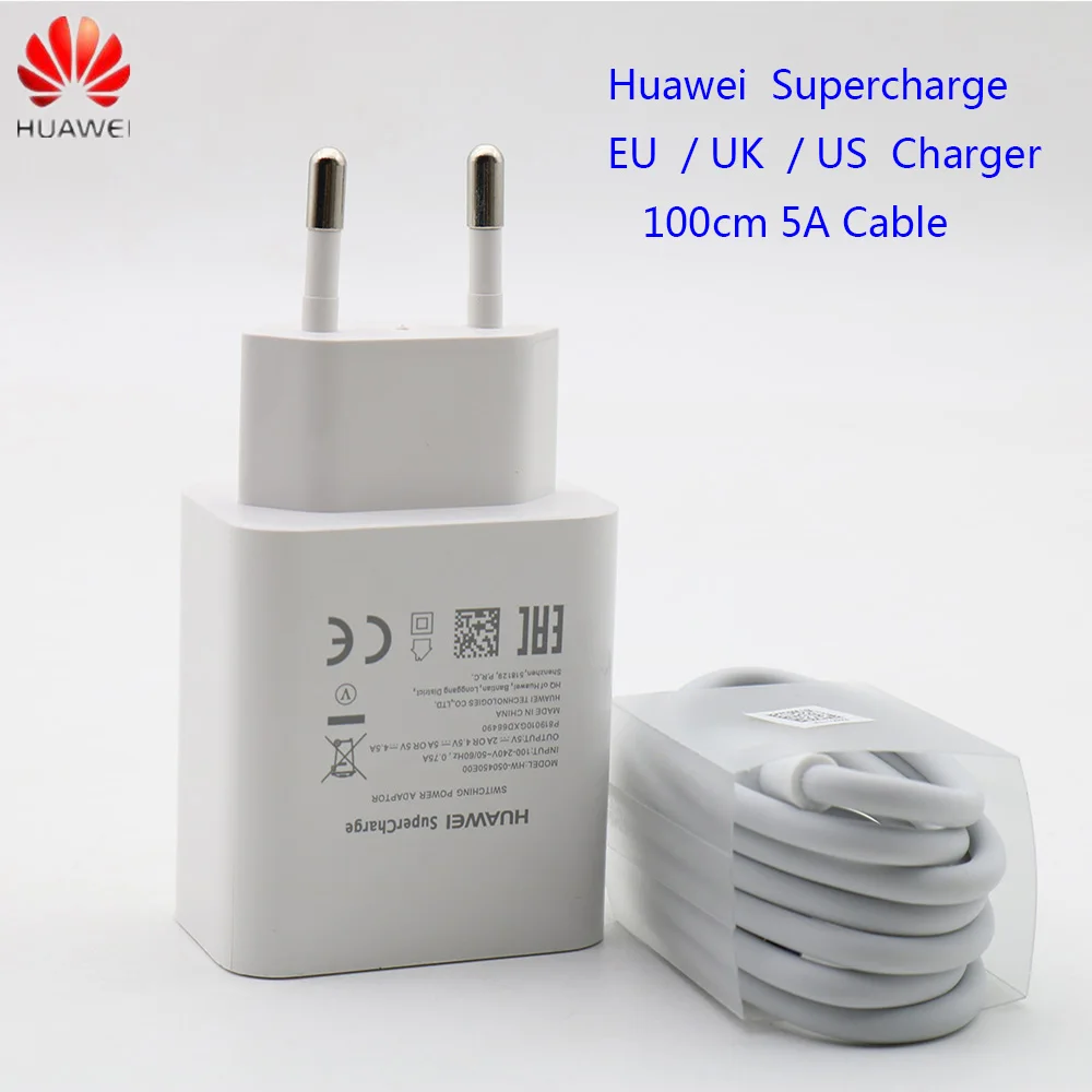 Настенное зарядное устройство USB huawei для путешествий SuperCharge Fast 5V4. 5A 5А usb type C кабель P20 Pro Lite P10 P9 Plus Mate10 Mate9