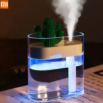 

Xiaomi Ultrasonic Air Humidifier 160ML USB Color Light Aromatherapy Air Purifier Home Office Clear Cactus Anion Water Atomizer