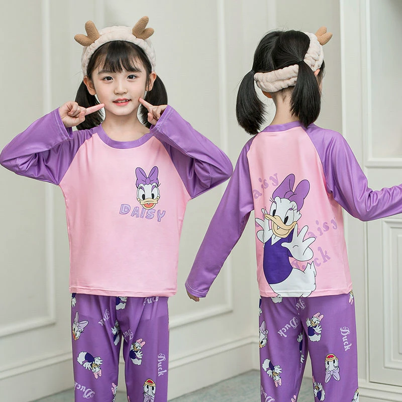 Disney Baby Kid Pajama Set Mickey Minnie Princess Children Pyjama Fille Pijama Cartoon Kid Girl Sleepwear Clothing Sets Pajama Sets Aliexpress