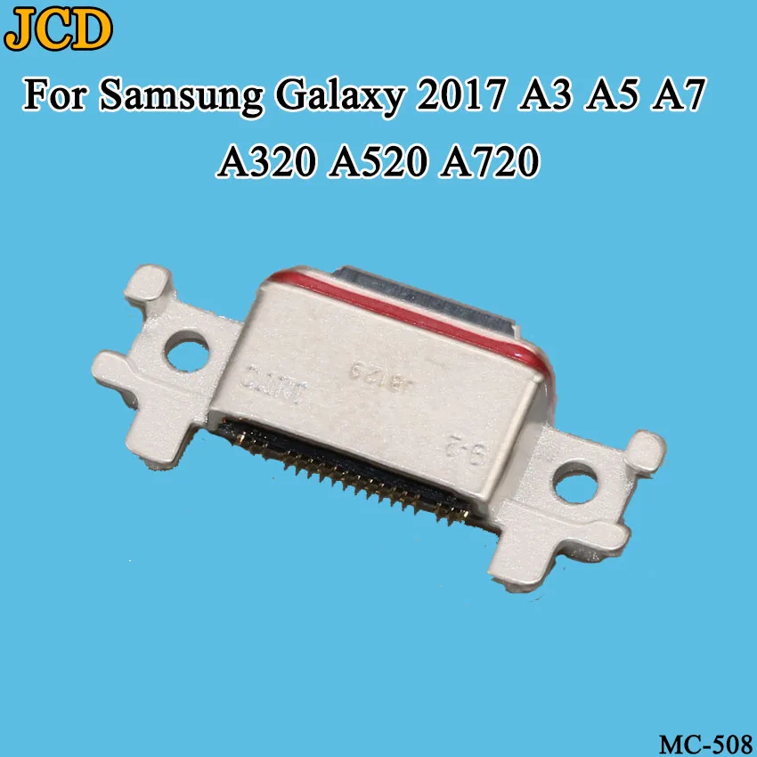 JCD 10 шт. USB док-станция Разъем для SamSung Galaxy A320 A520 A720 зарядное устройство порт Micro разъем A3 A5 A7 запчасти