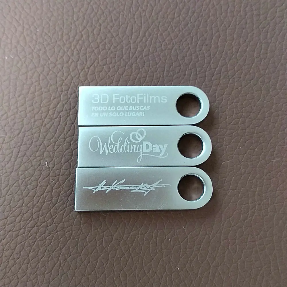 Usb флеш накопитель 10 шт./лот металлический с логотипом на заказ 2 0 32 ГБ 16 8 4 64 ГБ|USB