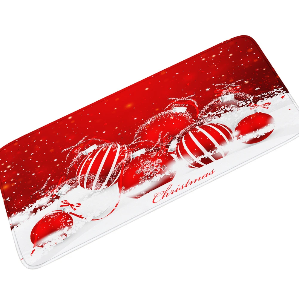 Рождественская Кухня длинный ковер противоскользящее ковровое покрытие для ванной комнаты абсорбирующий коврик для гостиной моющийся