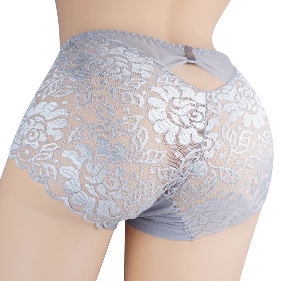 Men's Underwear Breathable Lace Briefs Transparent Large Size U-Shaped Pouch men underwear