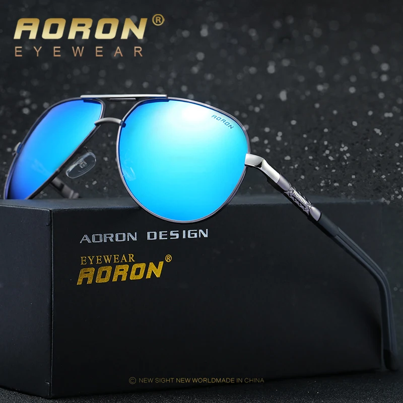 Солнцезащитные очки AORON 8725 мужские классические брендовые Поляризационные