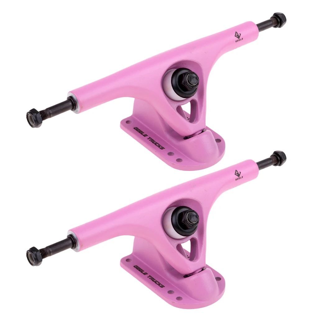 2pcs 7.25''/184mm Universal Replacement Durable Aluminum Alloy Longboard Trucks Set Skateboard Parts