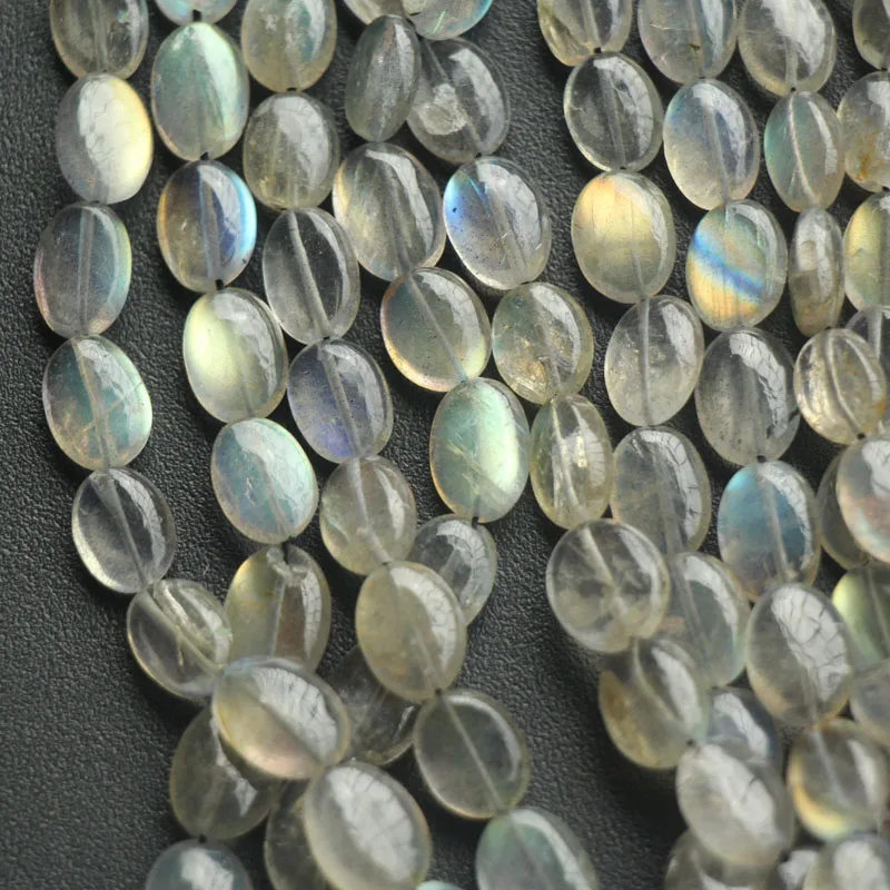 

14 Inch, Super Blue Flash Labradorite Faceted Step Smooth Nuggets 8-11mm Size