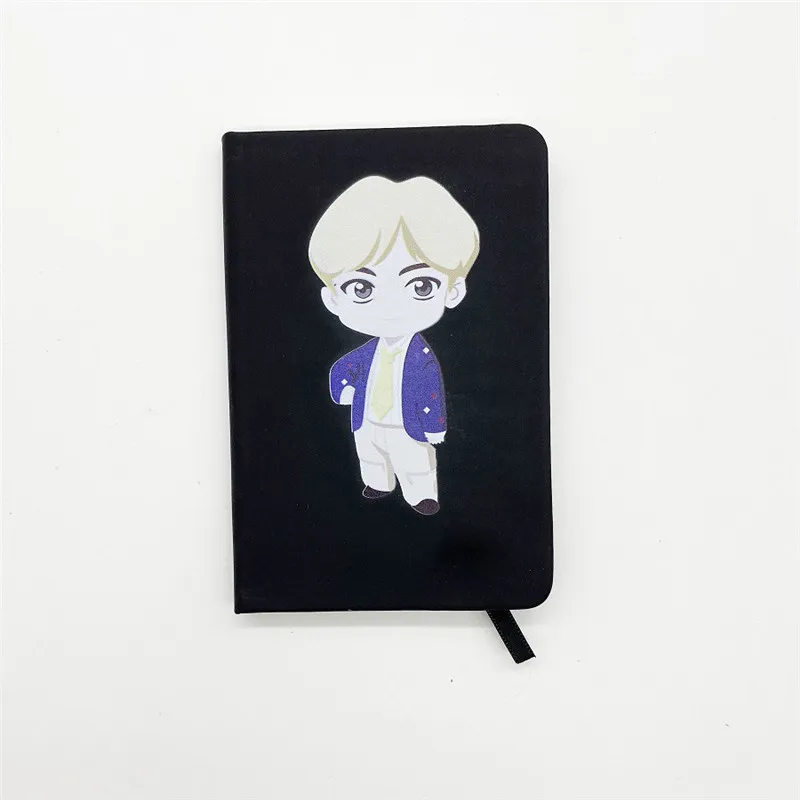 Kpop Bangtan мальчики JK ПУ блокнот пустой рисунок ежедневный еженедельник планировщик программа книга управление временем школьные принадлежности Канцтовары 9*14 см