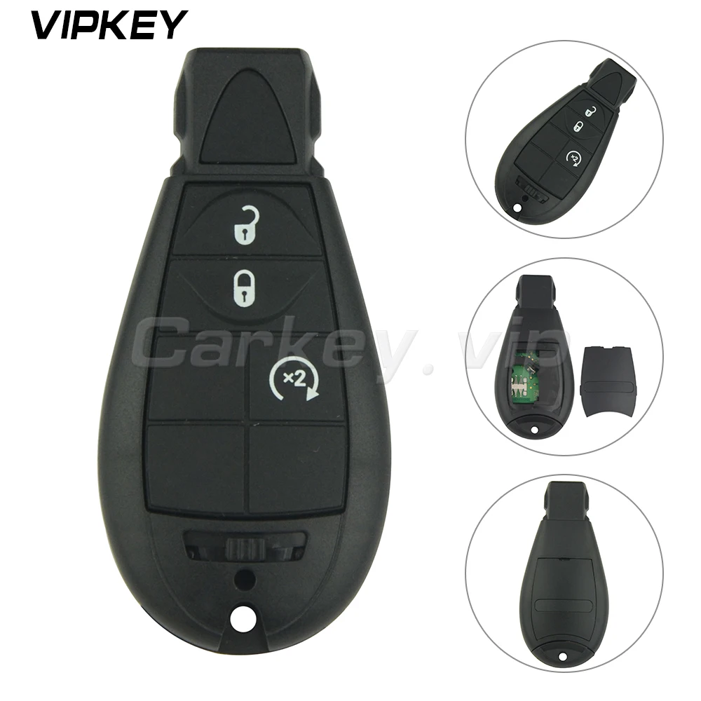 Remtekey smart Fobik КЛЮЧ европейская модель для Chrysler Jeep Dodge 434 МГц 3 кнопки без ключа