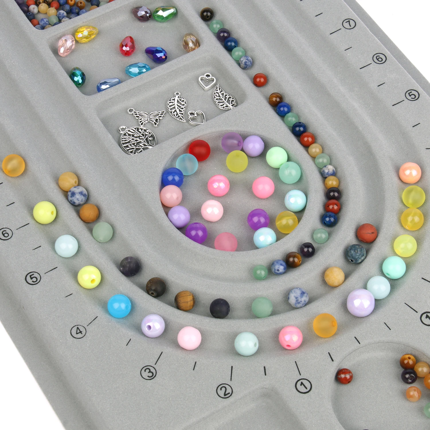 Wholesale Plastic Flocked Bracelets Bead Design Boards 