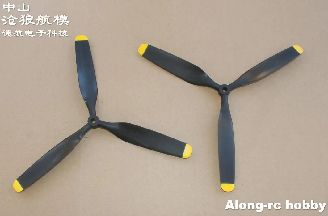 

Freewing RC Spare Part- 3PCS 9507S or 9507R 3 Blades Propeller for Airplane Flightline B-24 Liberator or OV-10A Bronco