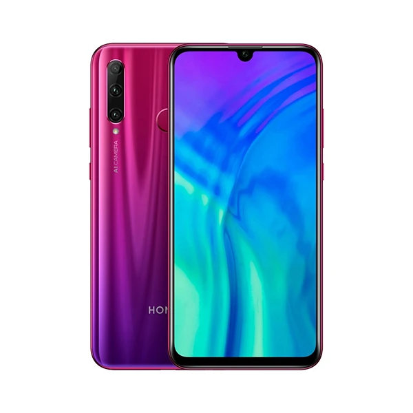 Red Глобальная версия, Honor 20 Lite, 4 Гб, 128 ГБ, смартфон Kirin 710, четыре ядра, 32 МП, фронтальная камера, 3400 мАч, Android 9,0, NFC - Цвет: Red